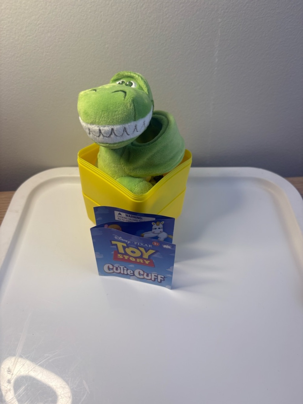 Disney Toy Story Rex Green Cutie Cuff Plush